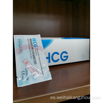 Kits de prueba de embarazo HCG accesorios rápidos en casa en casa